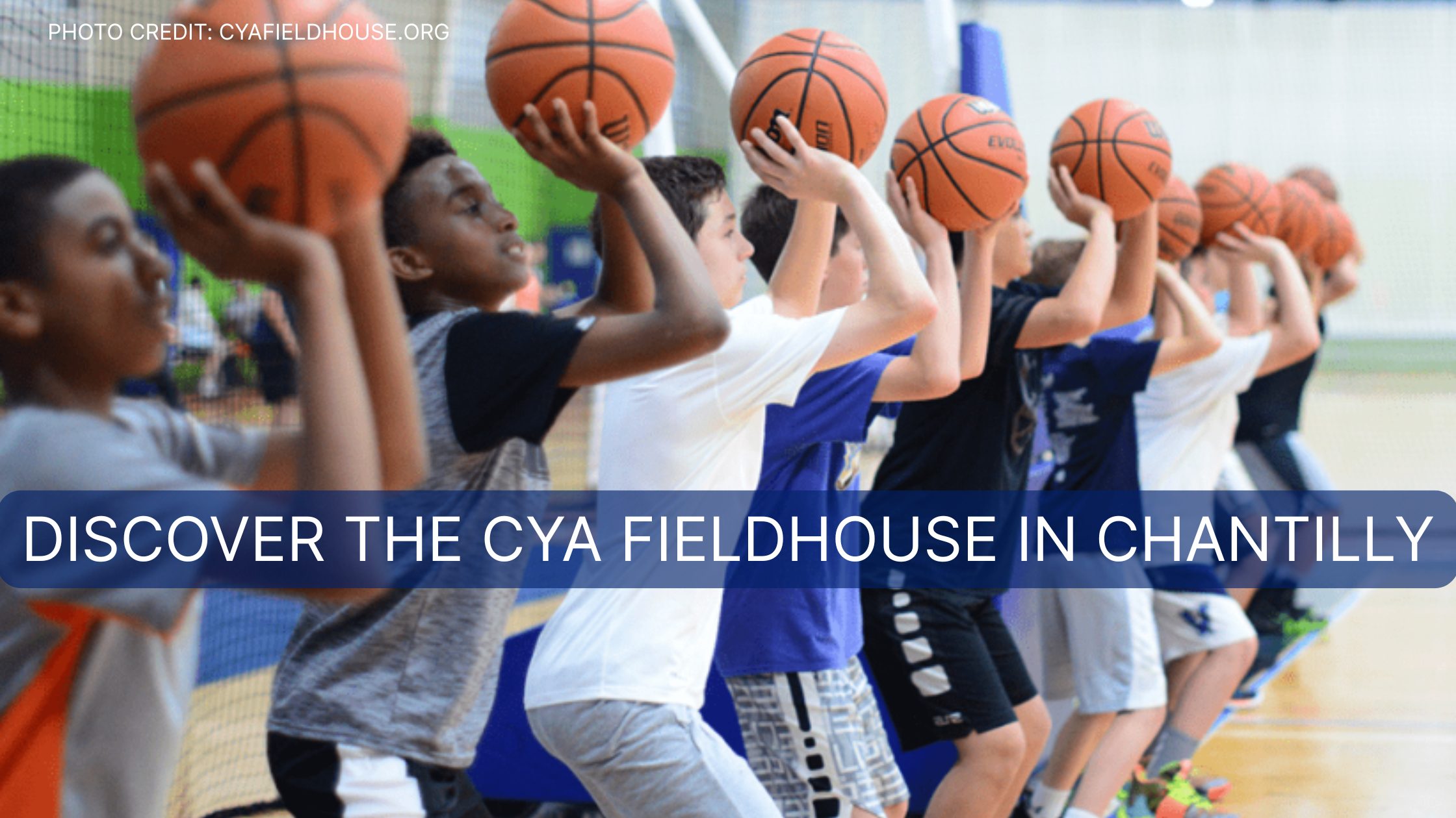 CYA Fieldhouse Chantilly indoor basketball courts